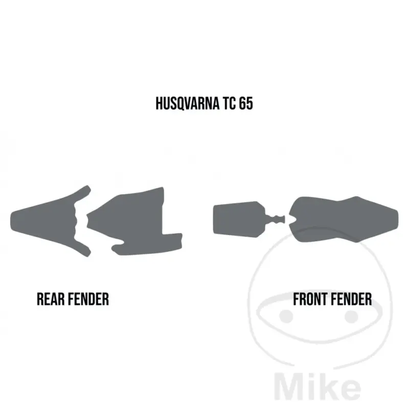 Direttamente Dal Produttore ADESIVI PARASPRUZZI TWIN AIRPROTEZIONE ANTIFANGO Husqvarna TC 65 2017