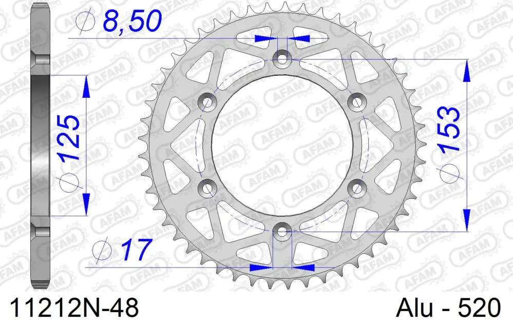 Affare Corona AFAM 11212N-48 in all. passo 520 HM-HONDA CRE F 250 R 2010