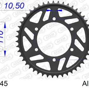 Miglior Prezzo Corona AFAM 13813-45 in all. passo 530 YAMAHA YZF 1000 R1 2004  -2008