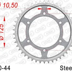Corona AFAM 188500-44 in acciaio Passo 525 BENELLI TRK 502 X SPOKE WHEELS 2018  -2022 Di Tendenza