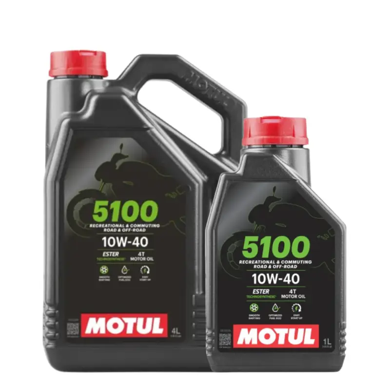 Prezzo Ridotto MOTUL 5100 10W40 Olio motore Moto 4T Technosynthese