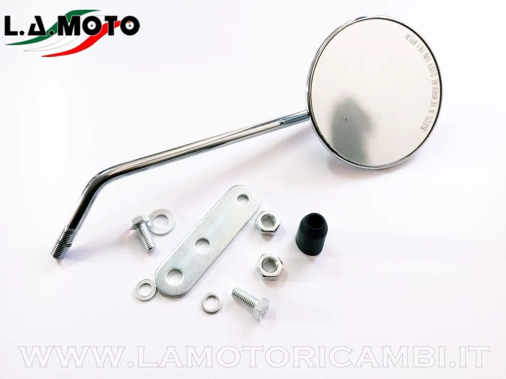 SPECCHIO RETROVISORE FAR CROMATO DESTRO ANNI 60/70 PER VESPA TUTTE Esclusivo