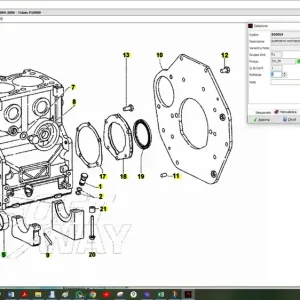 Solo Oggi CARTER MOTORE MONOBLOCCO PIAGGIO QUARGO LOMBARDINI LDW 702