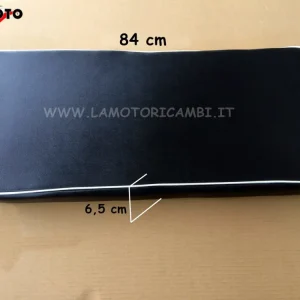 SEDILE BIPOSTO NERO CON BORDINO BIANCO PER PIAGGIO APE 150 Più Venduto