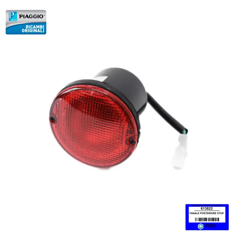 Spedizione Gratuita 613822 – FANALE POSTERIORE STOP ORIGINALE PIAGGIO QUARGO